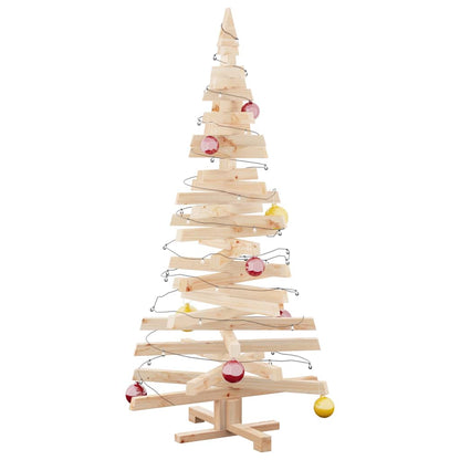 Wooden Christmas Tree KOTKA Solid Pine Wood Natural Natural (unfinished) 150 cm