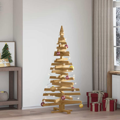 vidaXL Wooden Christmas Tree KOTKA Solid Pine Wood Natural