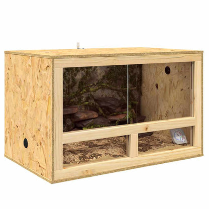 Terrarium Brown OSB 80 cm 50 cm 50 cm