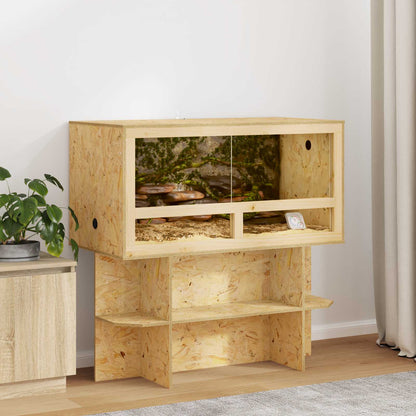 vidaXL Terrarium Brown OSB