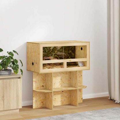 vidaXL Terrarium Brown 80 x 40 x 40 cm OSB 1