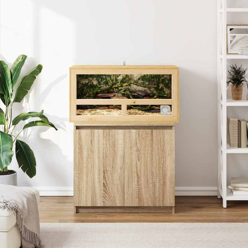 vidaXL Terrarium Brown 80 x 40 x 40 cm OSB 4