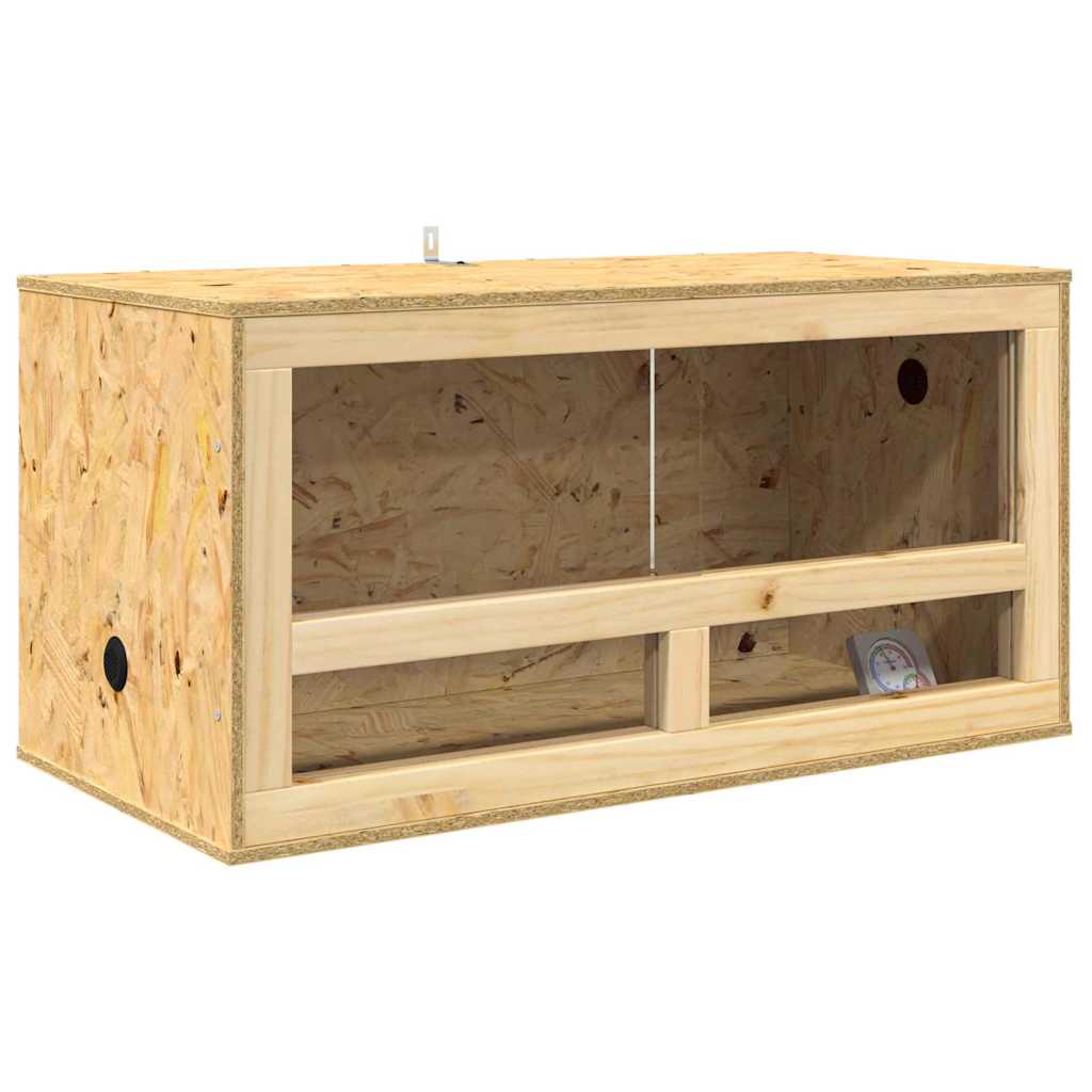 vidaXL Terrarium Brown 80 x 40 x 40 cm OSB 2