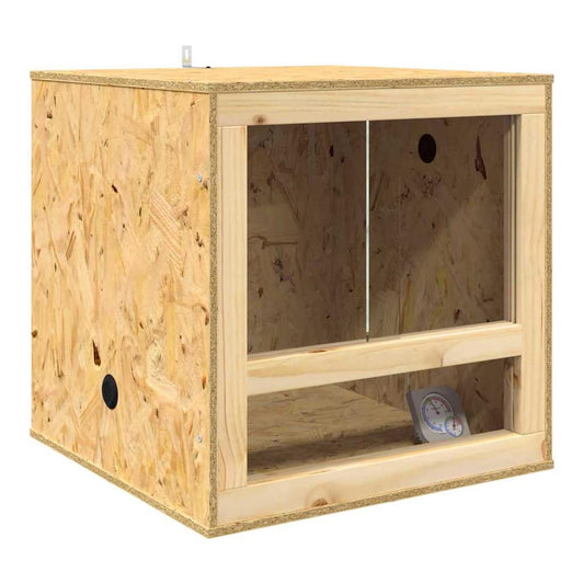 Terrarium Brown OSB 50 cm 50 cm 50 cm