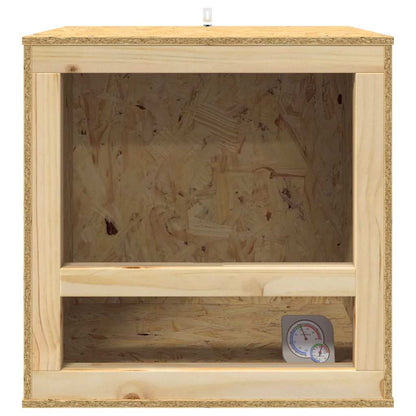 vidaXL Terrarium Brown 50 x 50 x 50 cm OSB 6