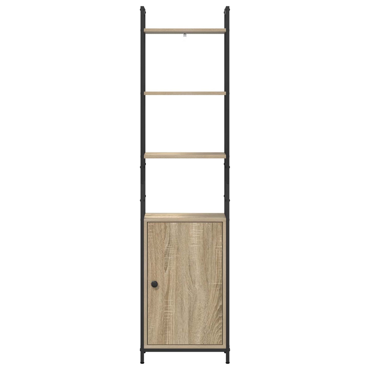 vidaXL Book Cabinet 6-Tier 40 x 24 x 161 cm Engineered Wood Sonoma Oak 6