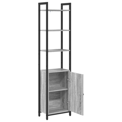 vidaXL Book Cabinet 6-Tier 40 x 24 x 161 cm Engineered Wood 5