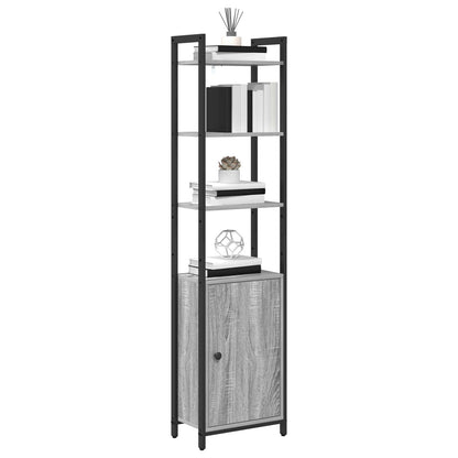 vidaXL Book Cabinet 6-Tier 40 x 24 x 161 cm Engineered Wood 3