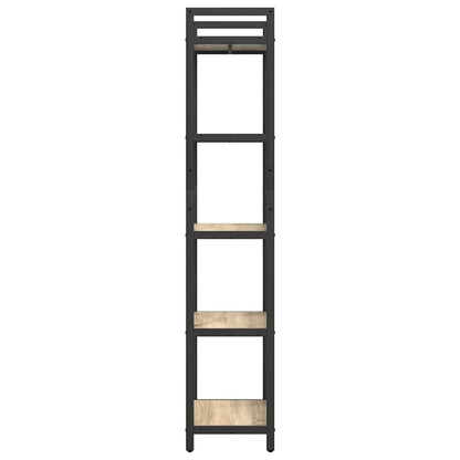 vidaXL Bookshelf 5-Tier 56 x 34 x 171 cm Engineered Wood Sonoma Oak 6