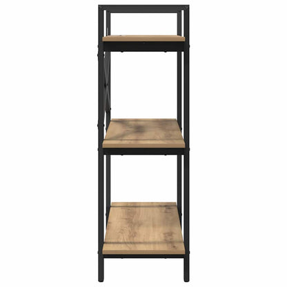 vidaXL Bookshelf 3-Tier 100 x 33.5 x 102 cm Engineered Wood 6