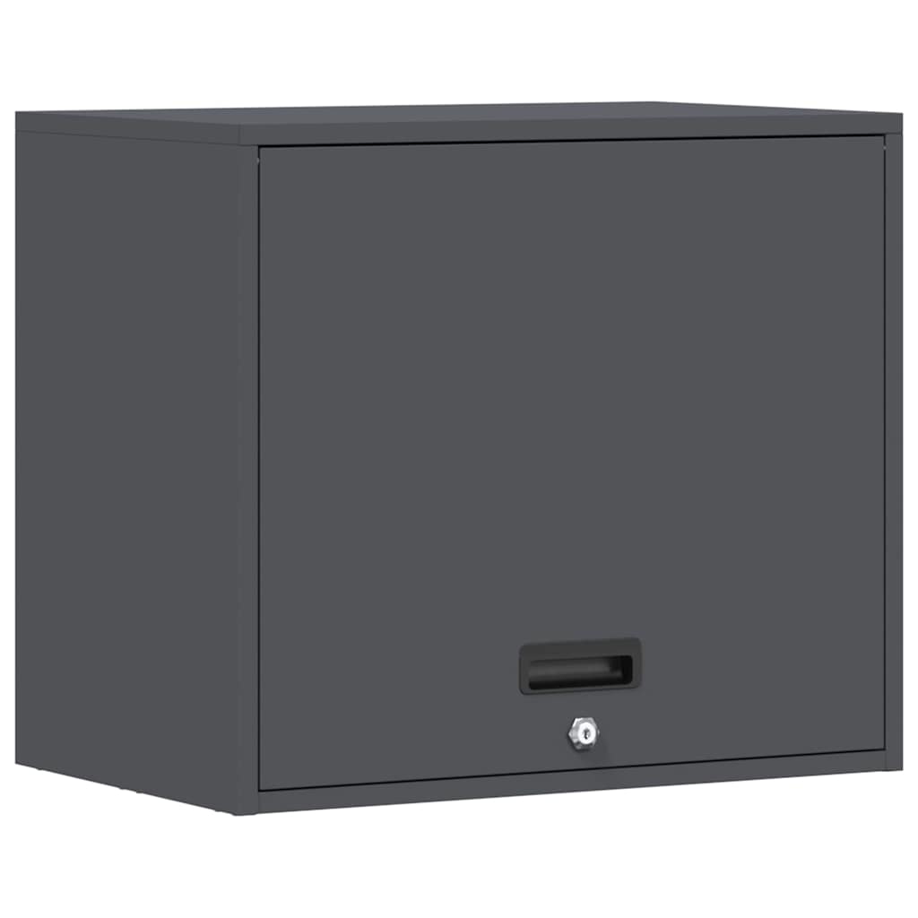 Wall Cabinet for Garage with Gas-lift Door Depth 40 cm Anthracite 60 cm