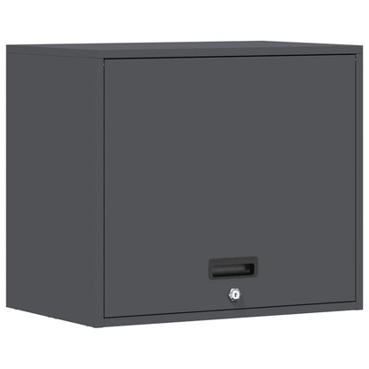 Wall Cabinet for Garage with Gas-lift Door Depth 40 cm Anthracite 60 cm