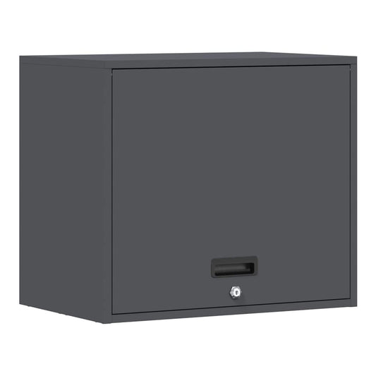 Wall Cabinet for Garage with Gas-lift Door Depth 40 cm Anthracite 60 cm