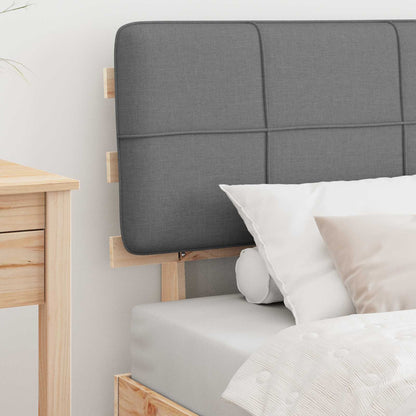 Bed Frame Upholstered Headboard Length Natural Light Grey