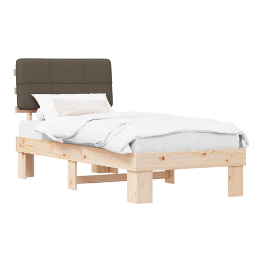 Bed Frame Upholstered Headboard Length Natural