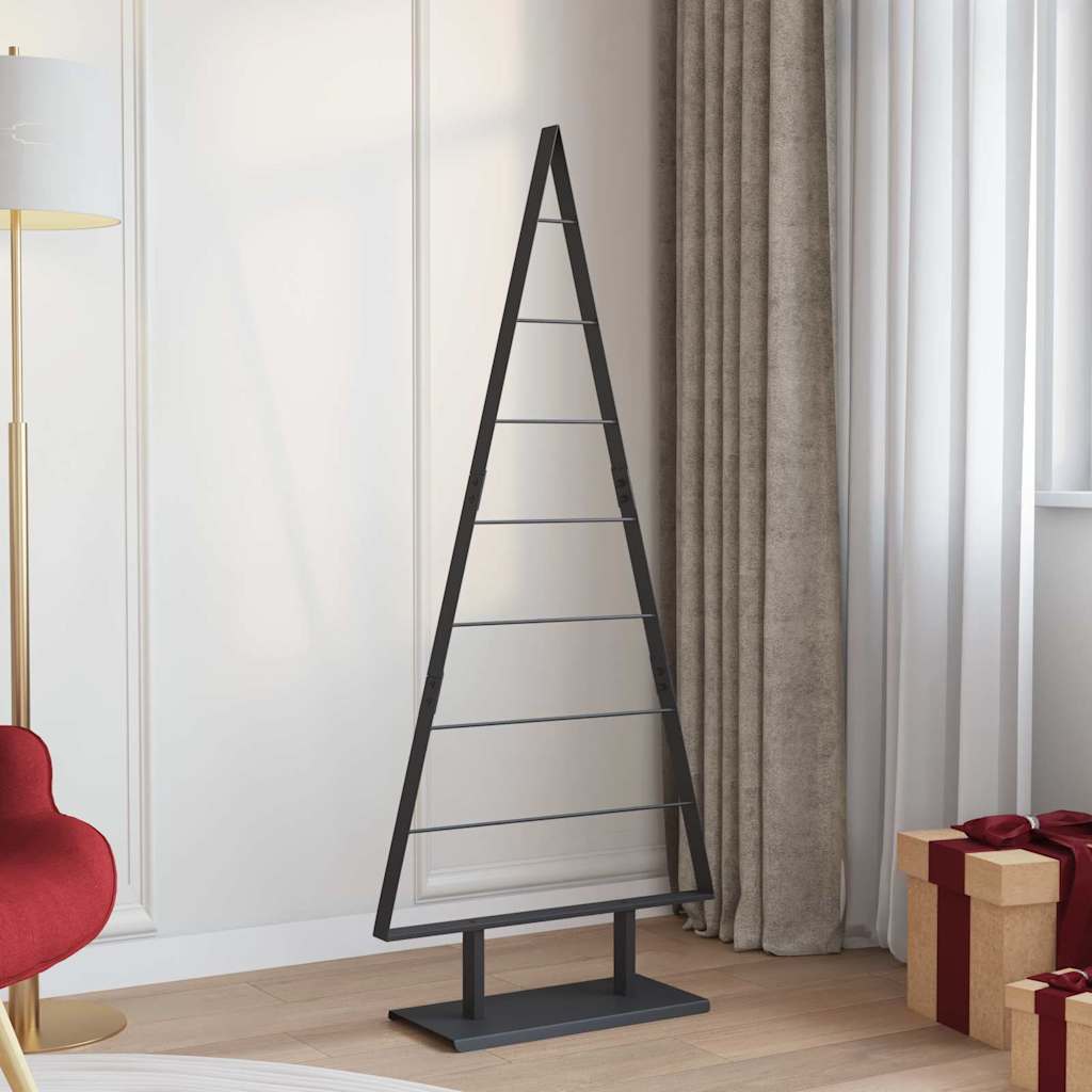 vidaXL Metal Christmas Tree with Triangle Stand KUOPIO Steel