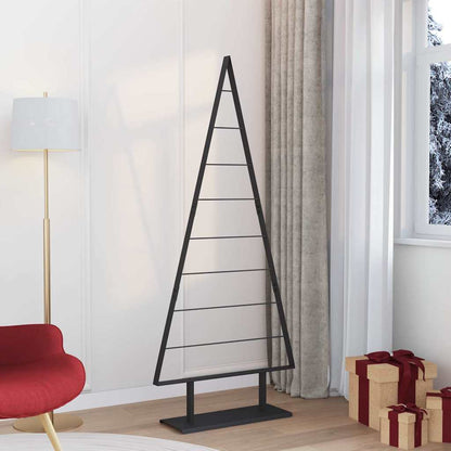 vidaXL Metal Christmas Tree with Triangle Stand KUOPIO Steel