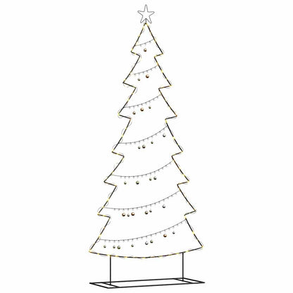 Metal Christmas Tree Black 210 cm