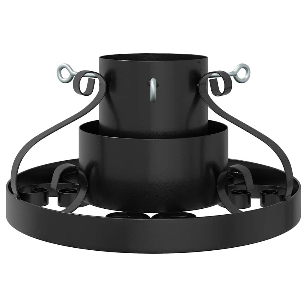 vidaXL Christmas Tree Stand Black 40 x 40 x 21 cm Steel 5