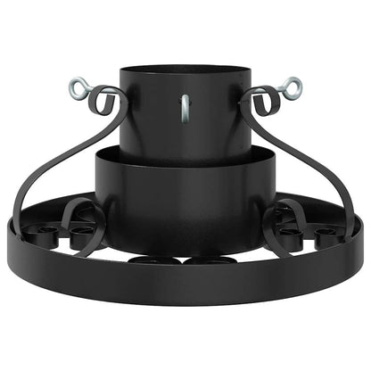 vidaXL Christmas Tree Stand Black 40 x 40 x 21 cm Steel 5