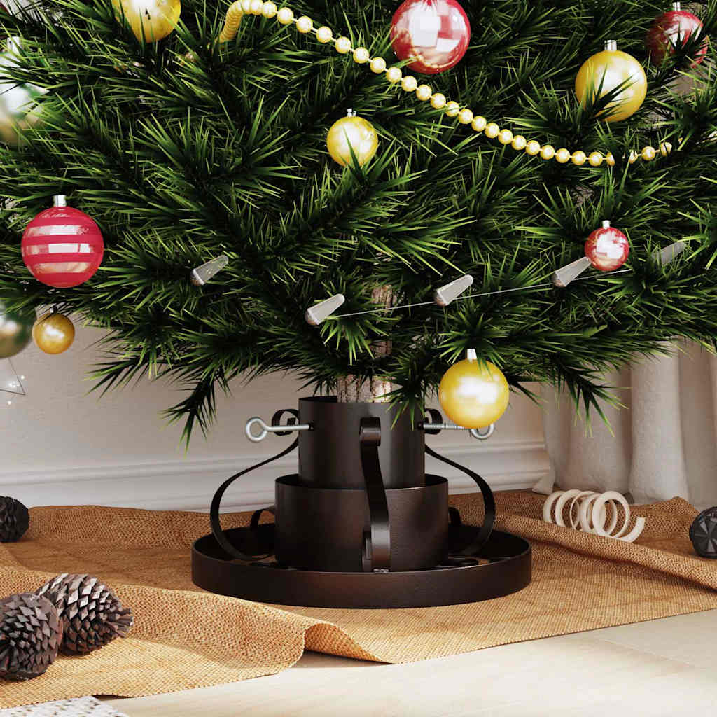 vidaXL Christmas Tree Stand Antique copper 40 x 40 x 20.5 cm Steel 4