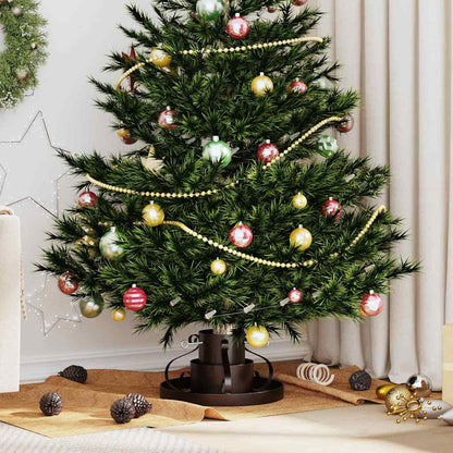 vidaXL Christmas Tree Stand Antique copper 40 x 40 x 20.5 cm Steel 1
