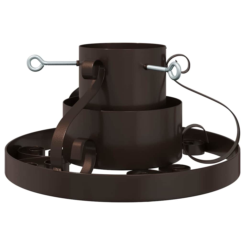 vidaXL Christmas Tree Stand Antique copper 40 x 40 x 20.5 cm Steel 2