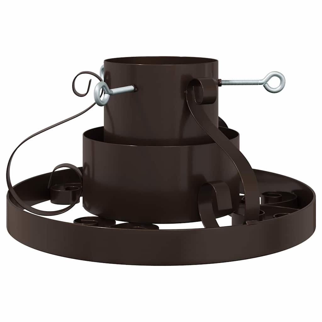 vidaXL Christmas Tree Stand Antique copper 40 x 40 x 20.5 cm Steel 6