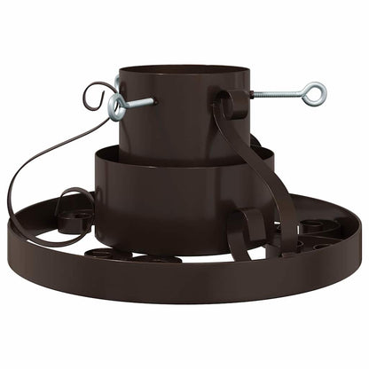vidaXL Christmas Tree Stand Antique copper 40 x 40 x 20.5 cm Steel 6
