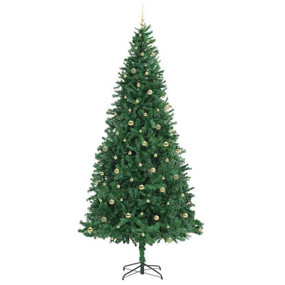 vidaXL Artificial Christmas Tree with 300 LEDs with Stand Green 300 cm 4