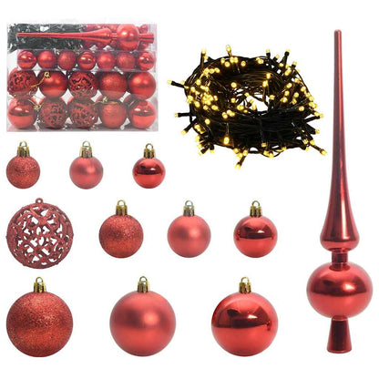 vidaXL Slim Christmas Tree Green 150 cm PVC and Solid Pine wood 6