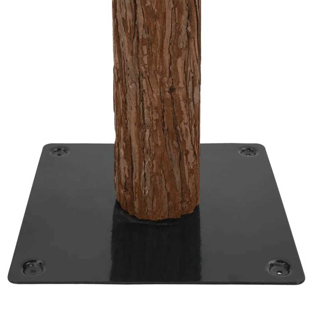 vidaXL Slim Christmas Tree Green 180 cm PVC and Solid Pine wood 6
