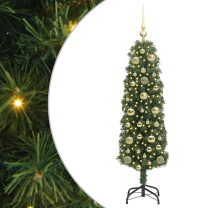 vidaXL Artificial Christmas Tree with 150 LEDs with Stand Green 150 cm 2