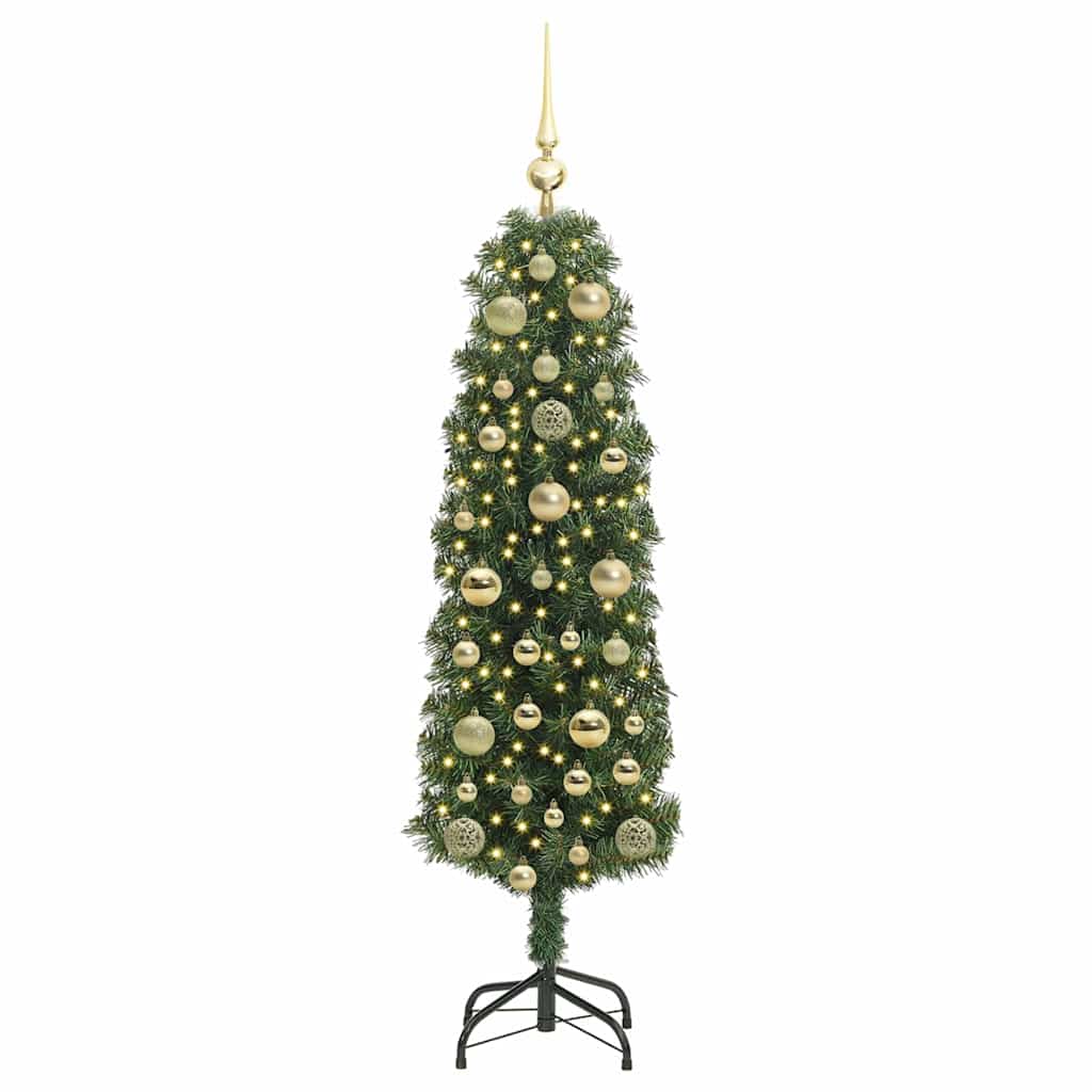 vidaXL Artificial Christmas Tree with 150 LEDs with Stand Green 150 cm 3