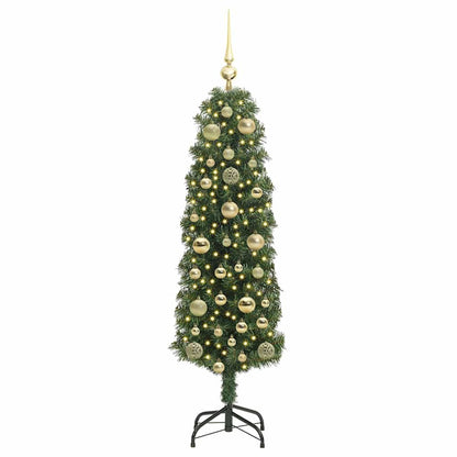 vidaXL Artificial Christmas Tree with 150 LEDs with Stand Green 150 cm 3