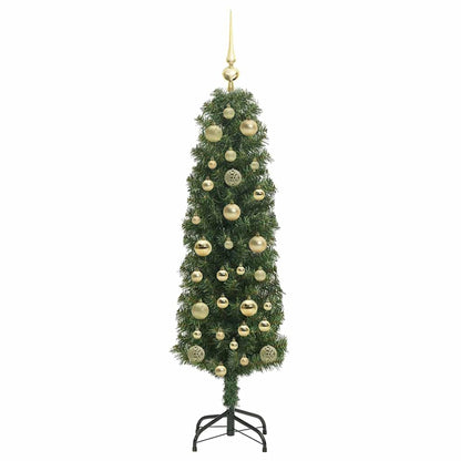 vidaXL Artificial Christmas Tree with 150 LEDs with Stand Green 150 cm 4