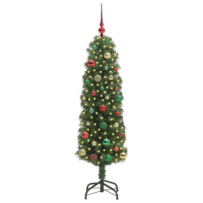 vidaXL Artificial Christmas Tree with 150 LEDs with Stand Green 150 cm 3