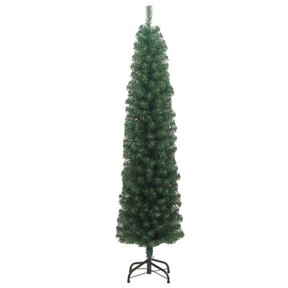 vidaXL Artificial Christmas Tree with 300 LEDs with Stand Green 180 cm 4