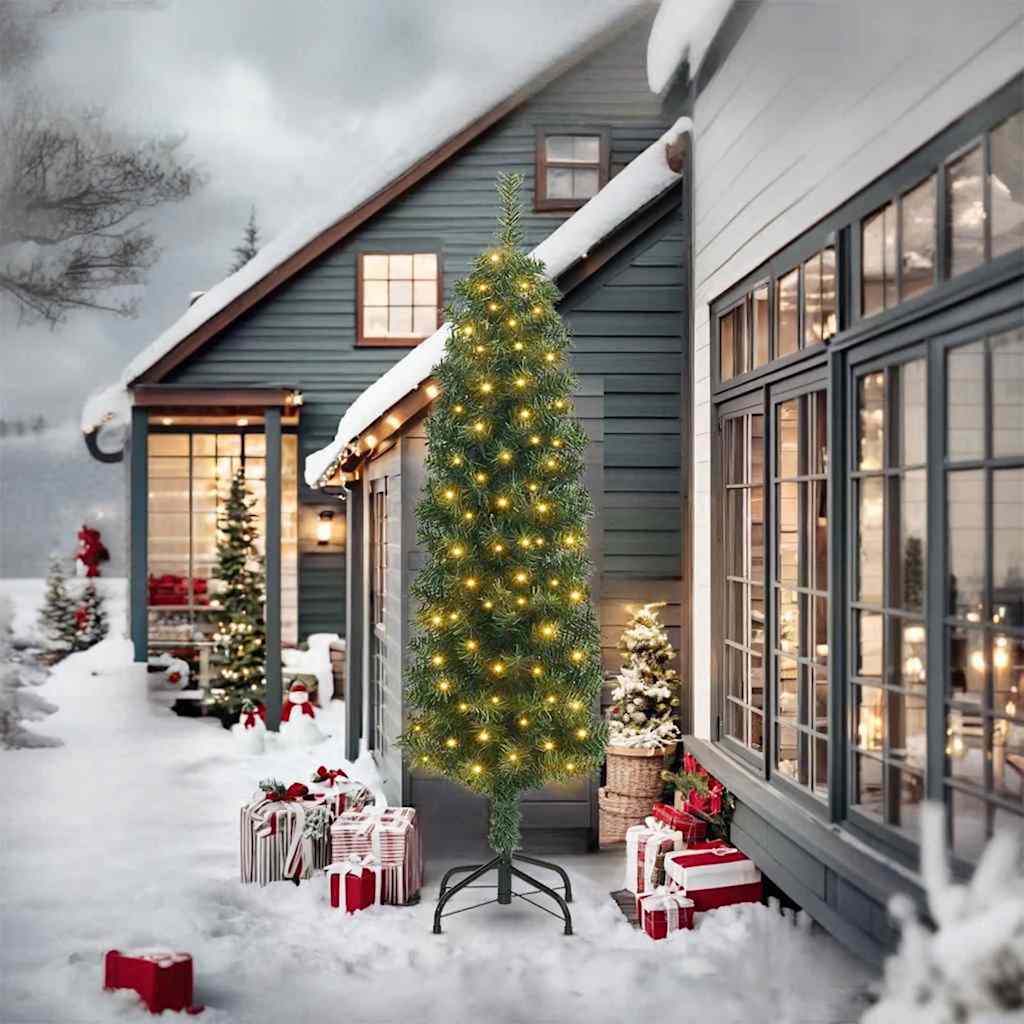 Artificial Christmas Tree Green 240 cm with 300 LEDs