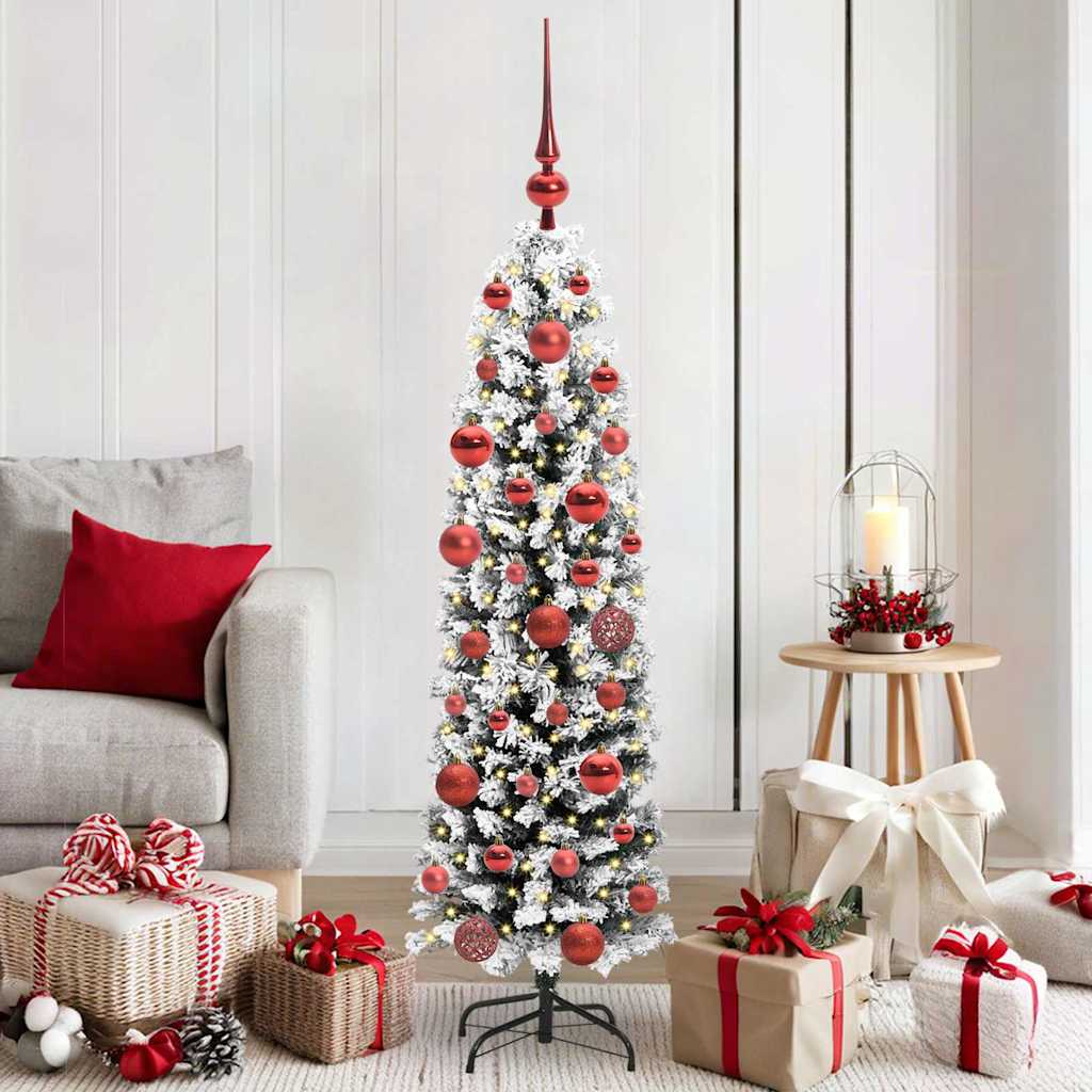 vidaXL Artificial Christmas Tree with 150 LEDs with Stand Green 150 cm 1
