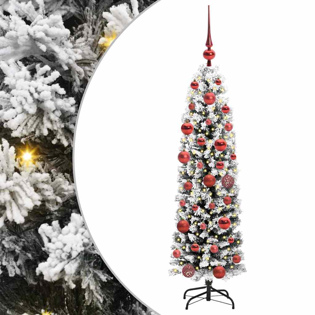 vidaXL Artificial Christmas Tree with 150 LEDs with Stand Green 150 cm 2