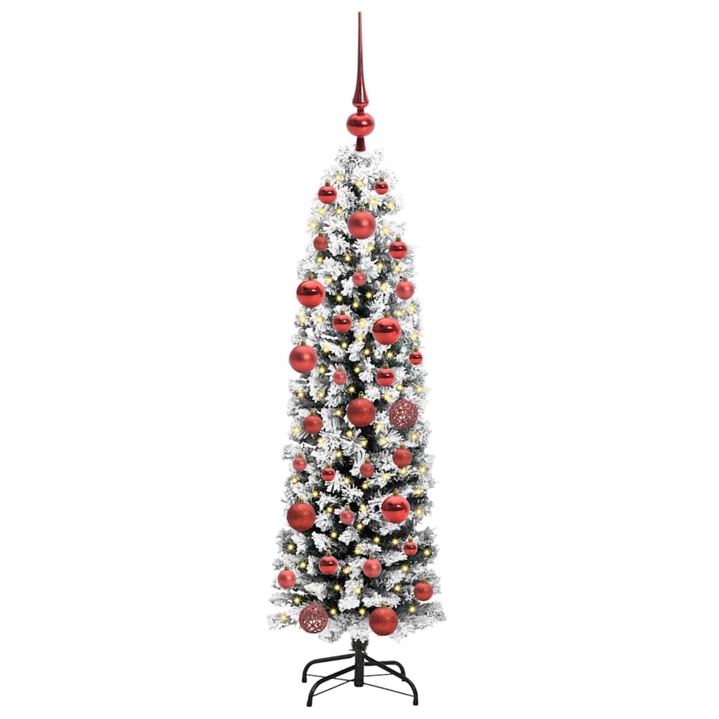 vidaXL Artificial Christmas Tree with 150 LEDs with Stand Green 150 cm 3