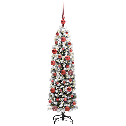 vidaXL Artificial Christmas Tree with 150 LEDs with Stand Green 150 cm 3