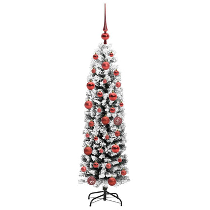 vidaXL Artificial Christmas Tree with 150 LEDs with Stand Green 150 cm 4