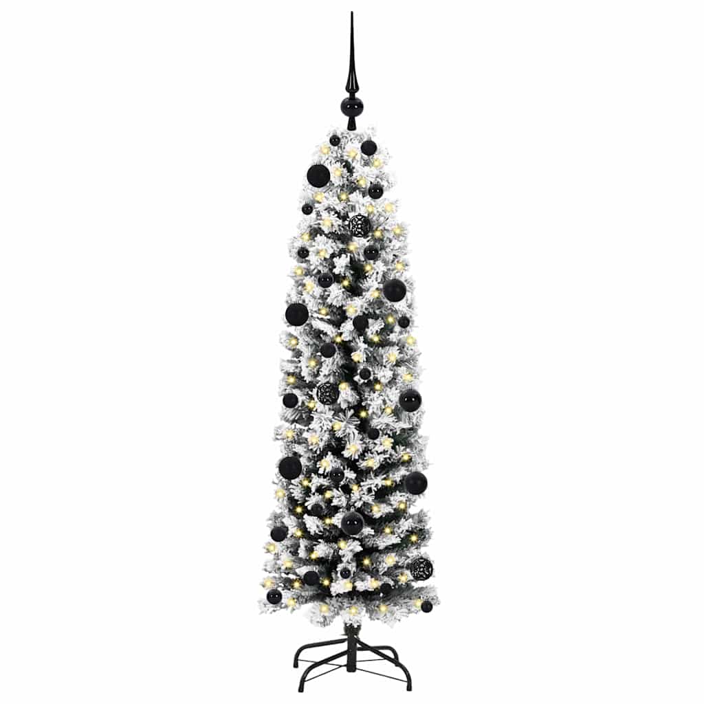 vidaXL Artificial Christmas Tree with 150 LEDs with Stand Green 150 cm 3