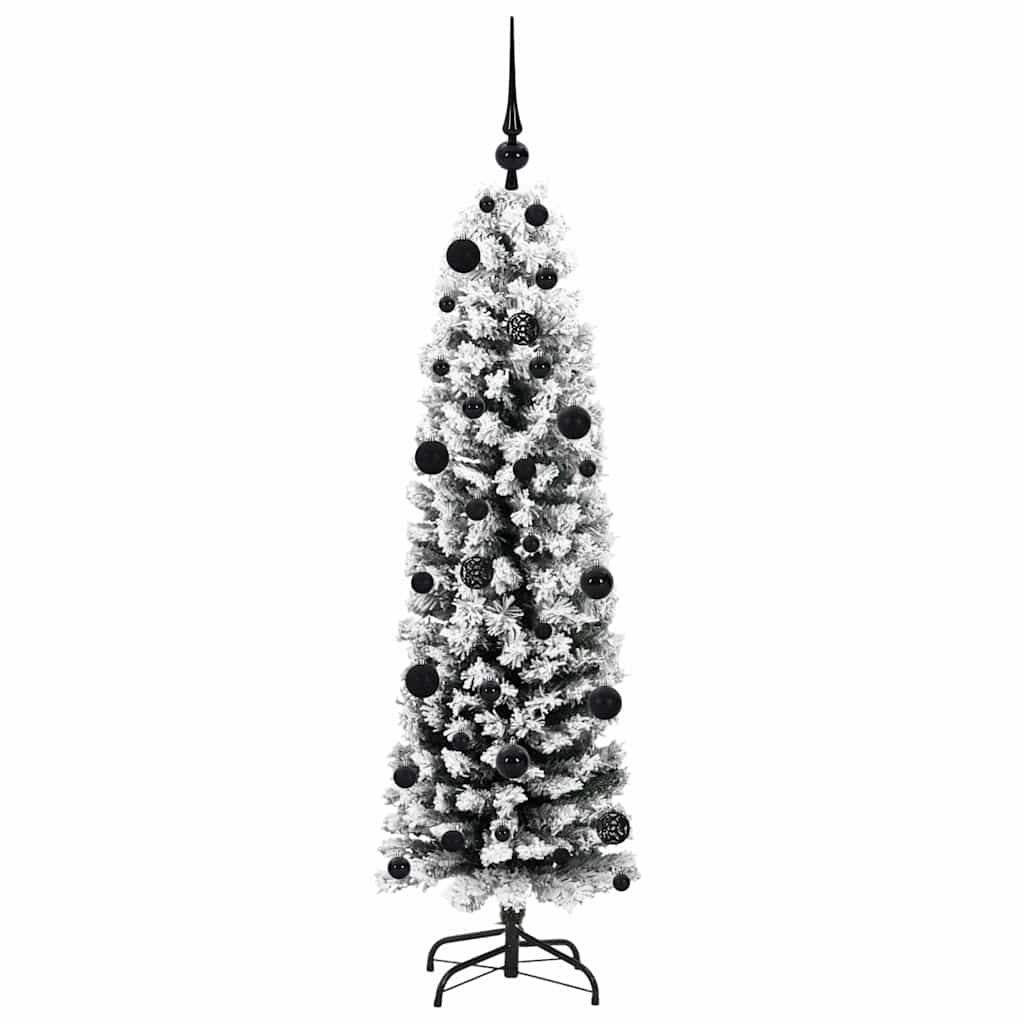 vidaXL Artificial Christmas Tree with 150 LEDs with Stand Green 150 cm 4