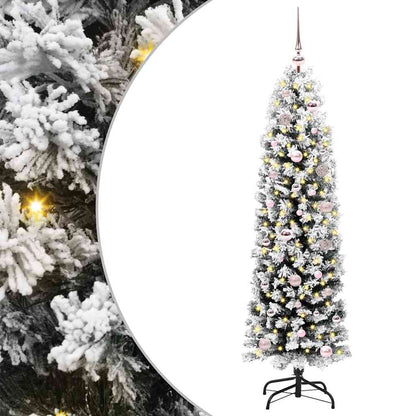 vidaXL Artificial Christmas Tree with 150 LEDs with Stand Green 150 cm 1