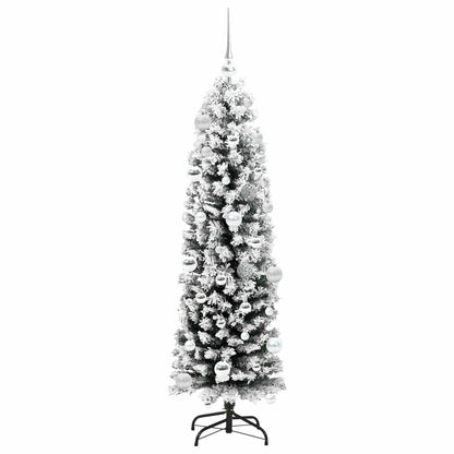 vidaXL Artificial Christmas Tree with 150 LEDs with Stand Green 150 cm 4