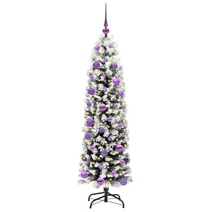 vidaXL Artificial Christmas Tree with 150 LEDs with Stand Green 150 cm 3