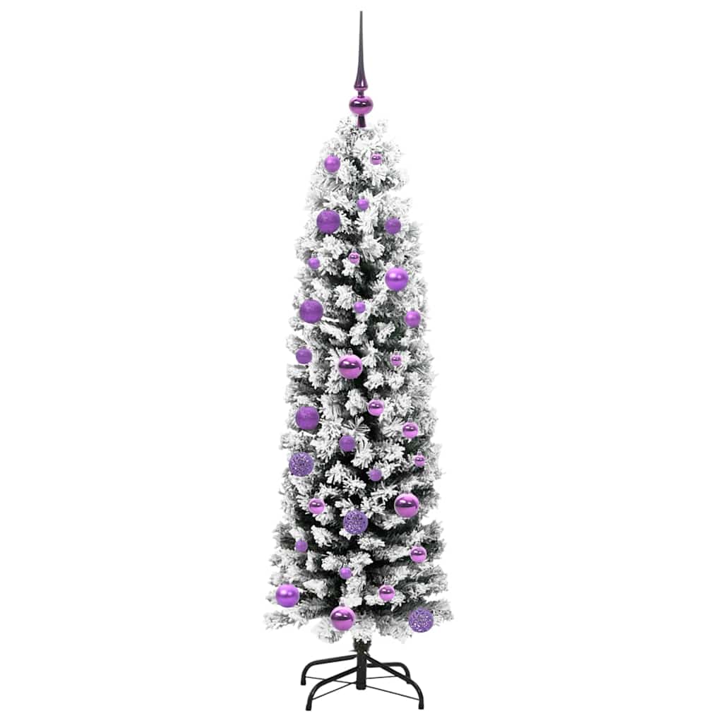vidaXL Artificial Christmas Tree with 150 LEDs with Stand Green 150 cm 4